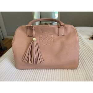 Tory Burch Pale Blush Napa Leather Handbag